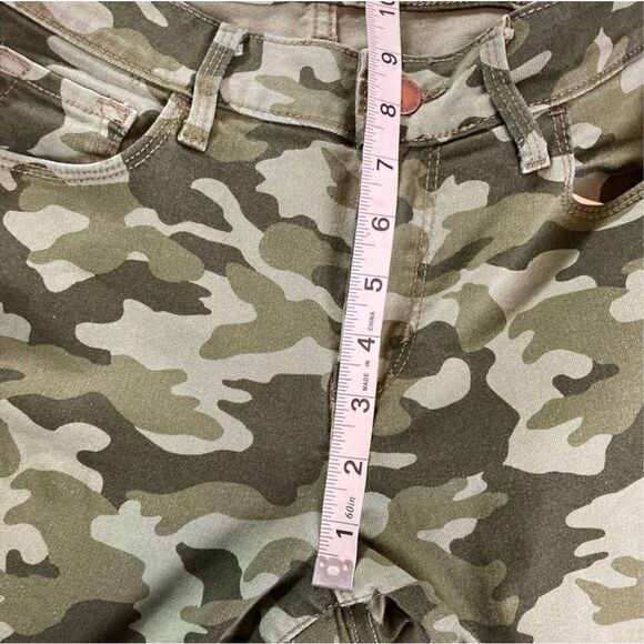Old Navy Rockstar Green Camo Ankle Skinny Jeans Size 6 - Picture 7 of 11